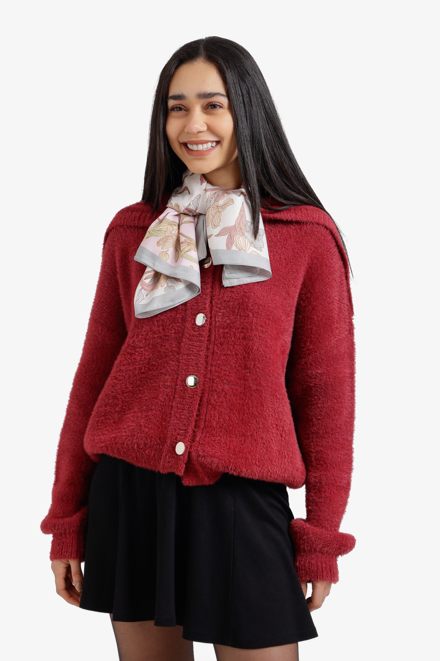 Botanical Square Scarf