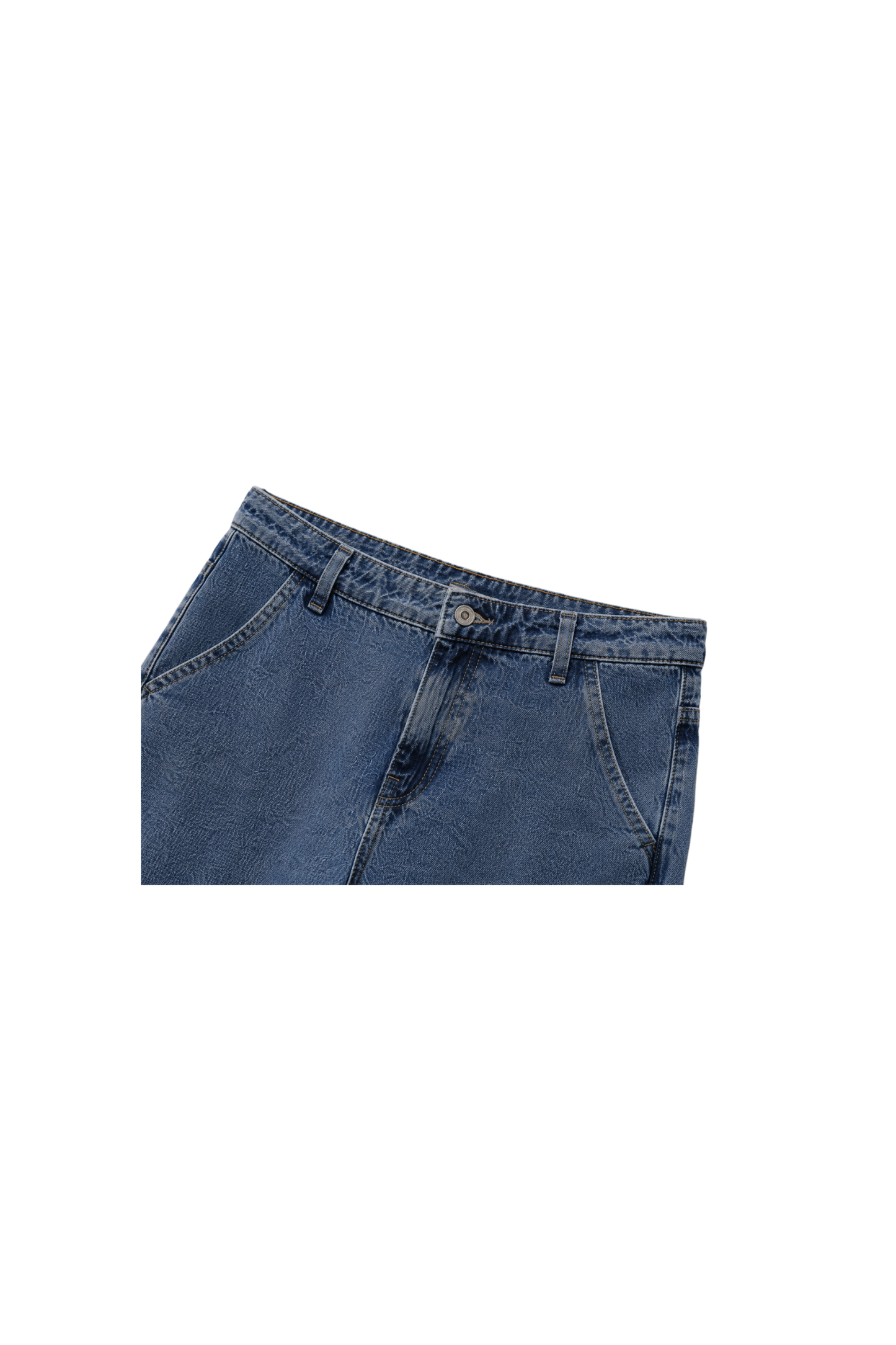 Denim Cargo Pants