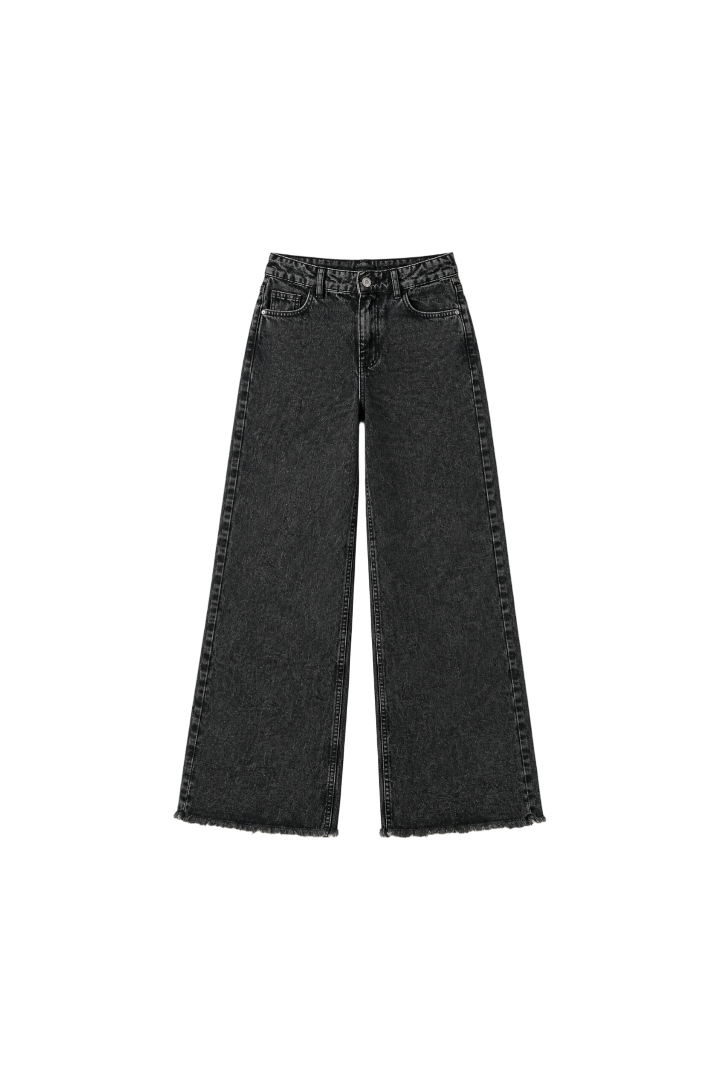 Grey Zip Fly Jeans
