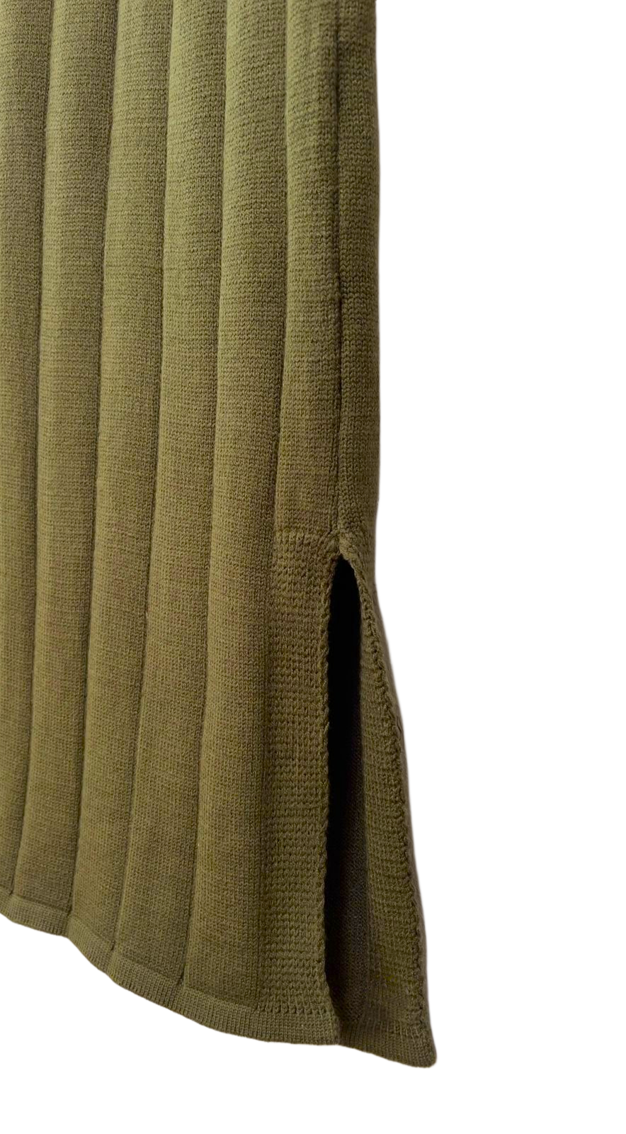 Crew Neck Ribbed Dress