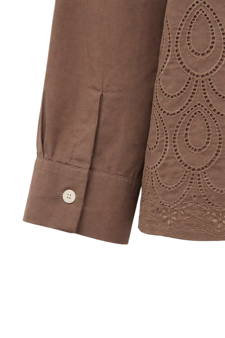 Eyelet Embroidered Shirt