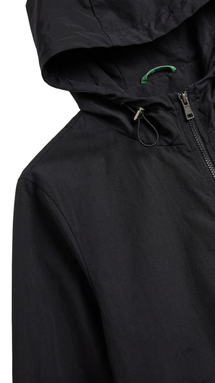 Hooded Drawstring Lounge Jacket