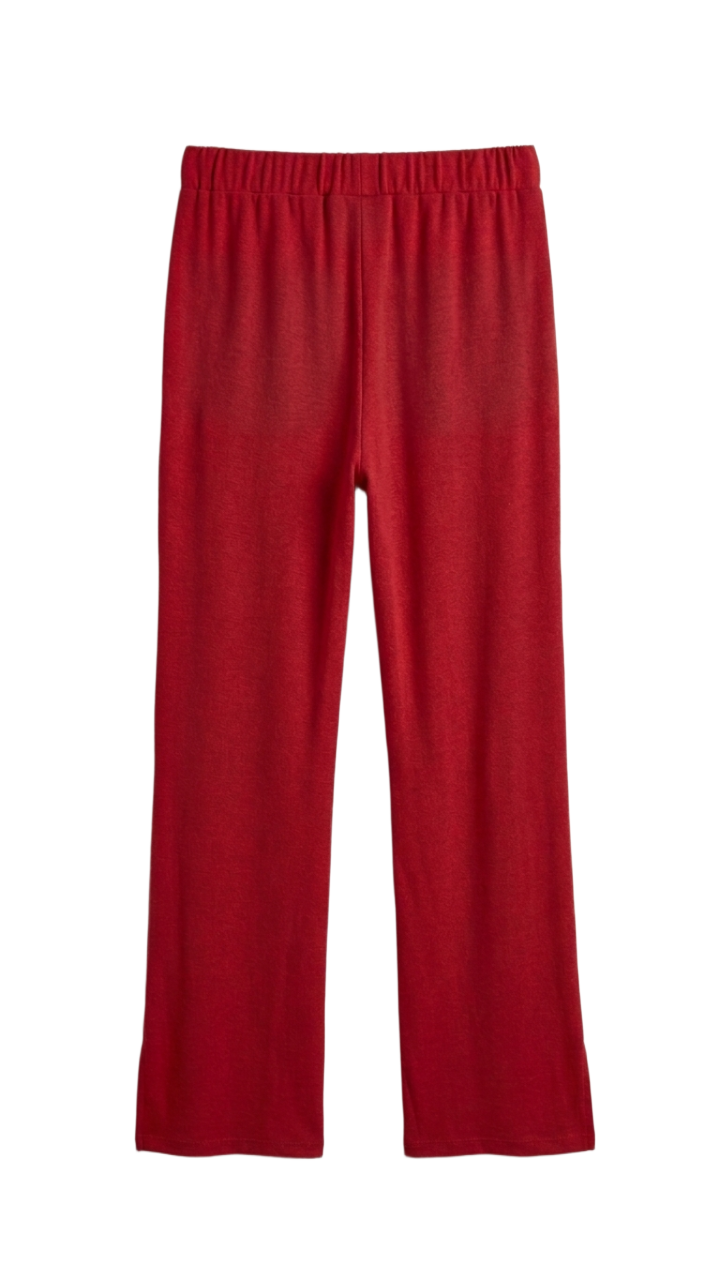 Regular Elastic Waist Pants