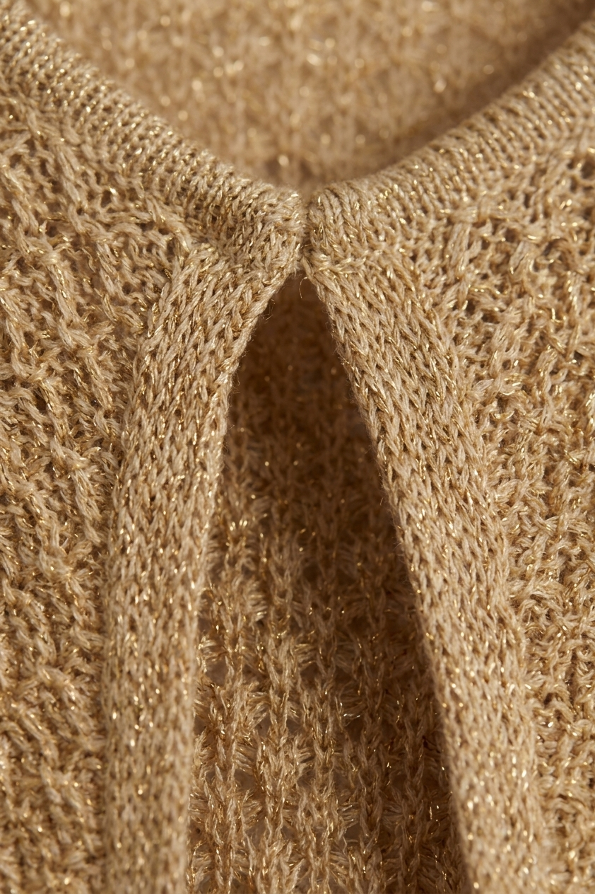 Open-Stitch Beach Cardigan