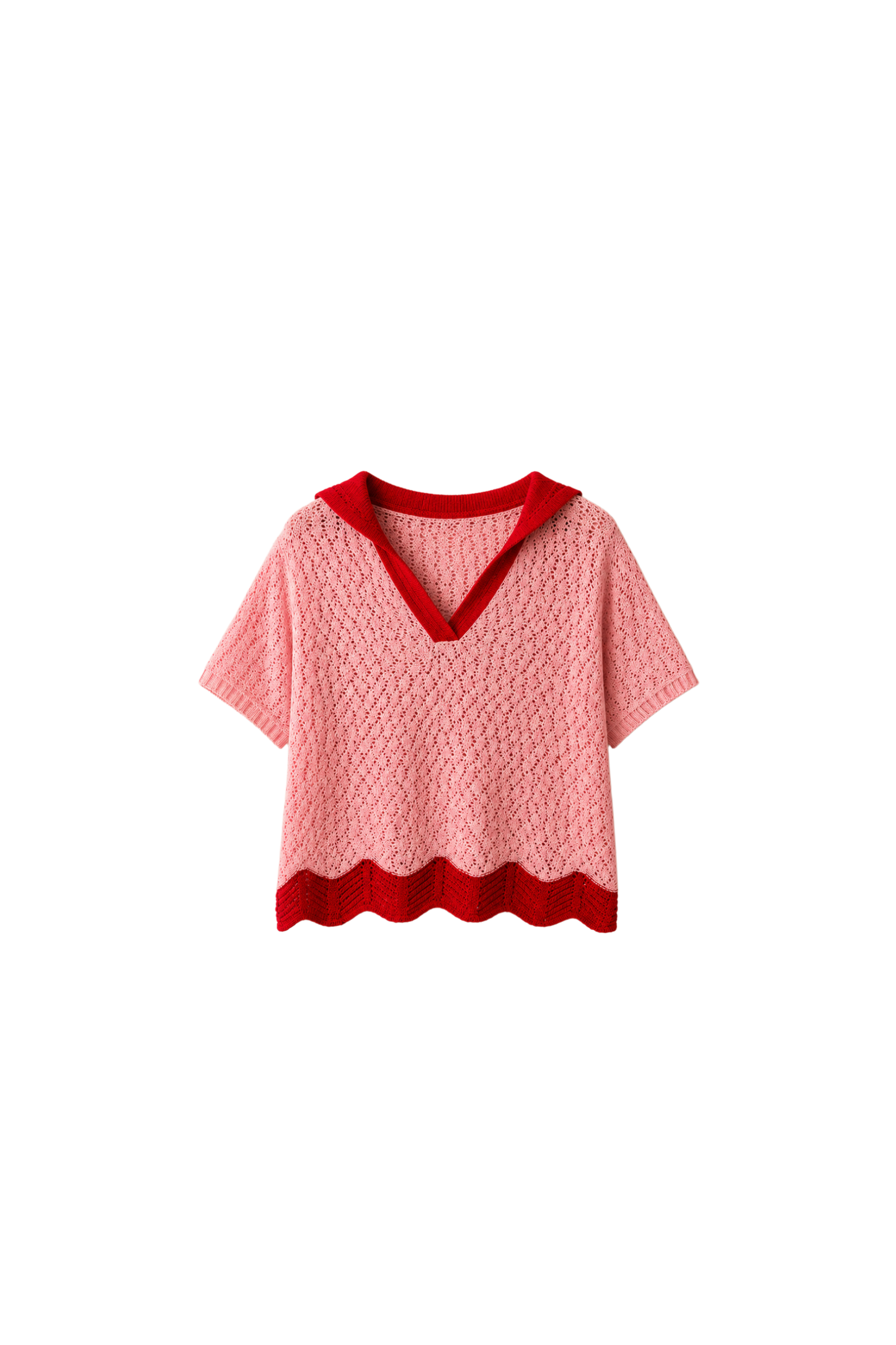 Crochet Polo Shirt