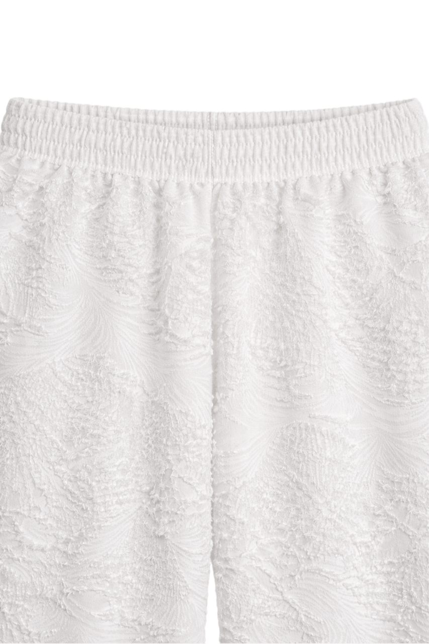 Light Floral Texture Pants