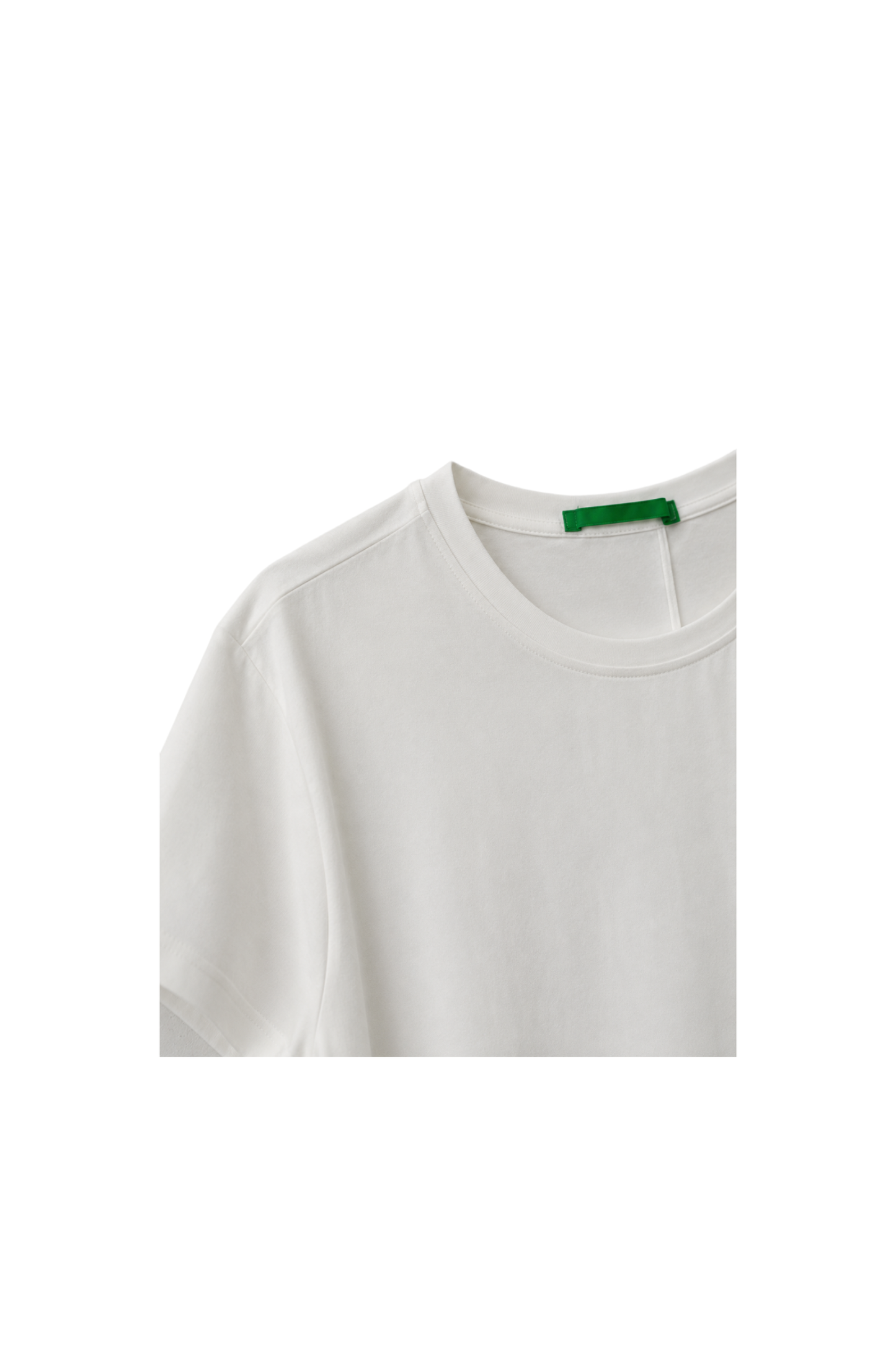 Off White Side Slit Longline T-Shirt