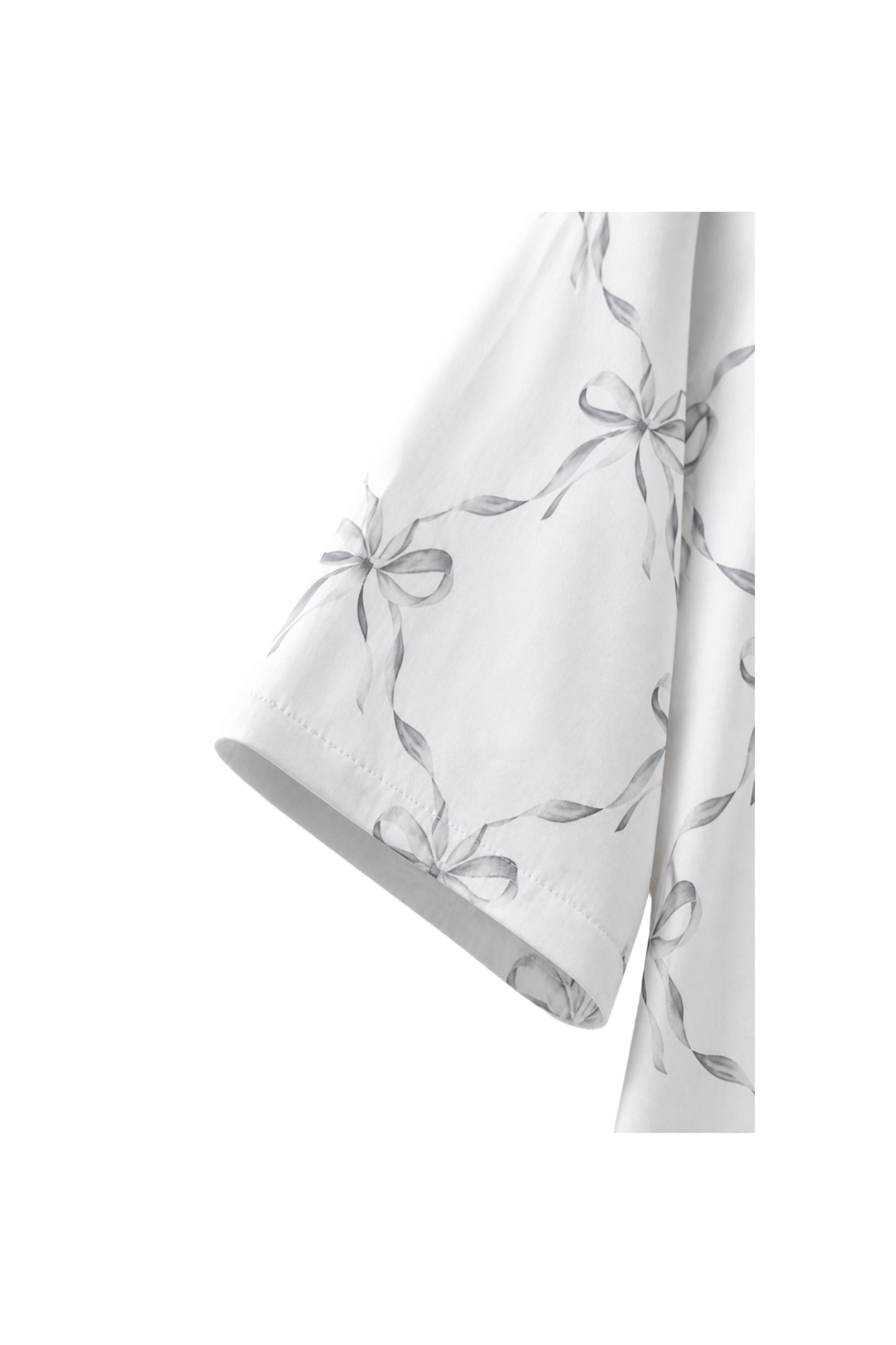 Printed V-Neck Nightgown