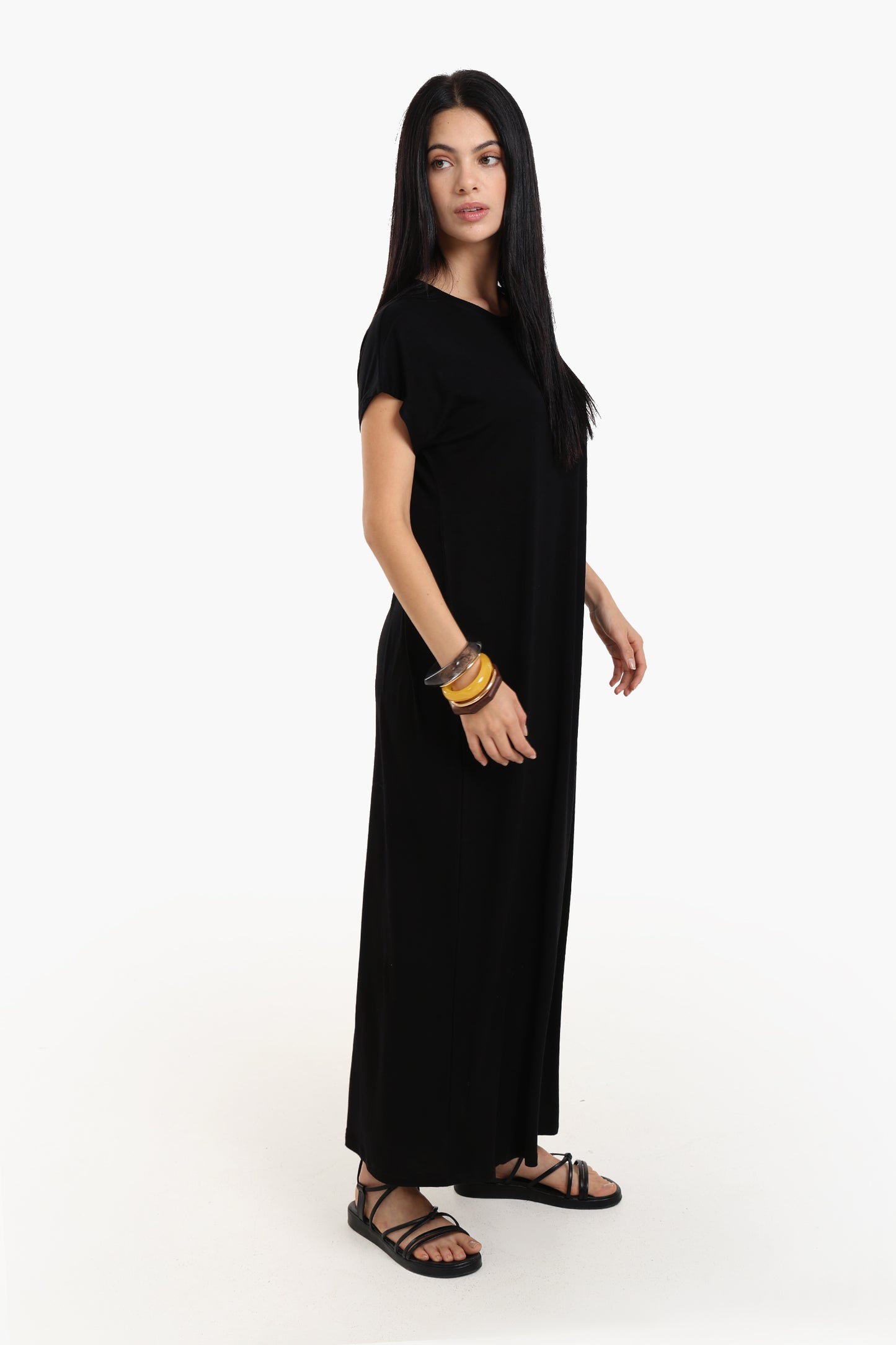 Slip On Viscose Dress