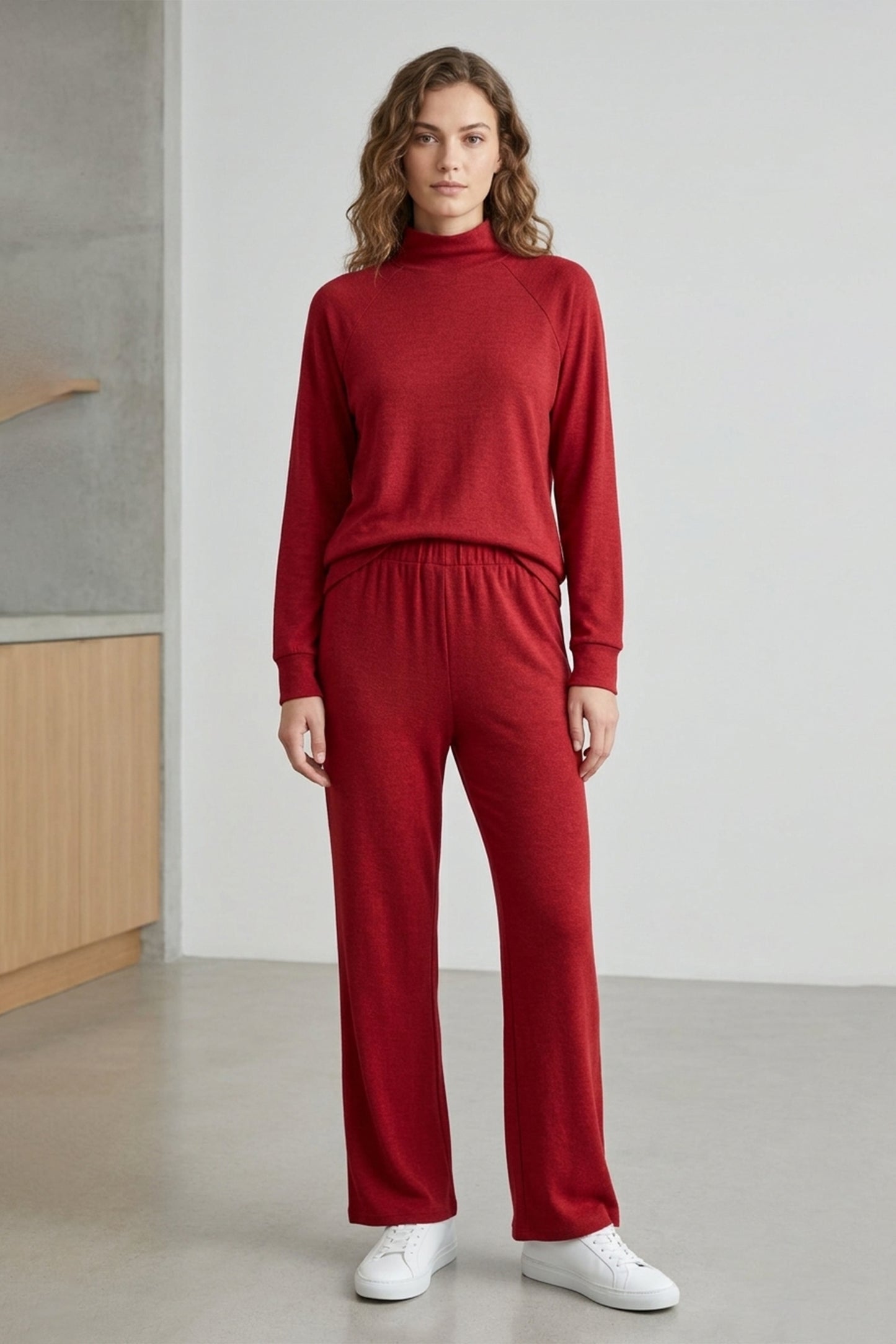 Mock Neck Blouse