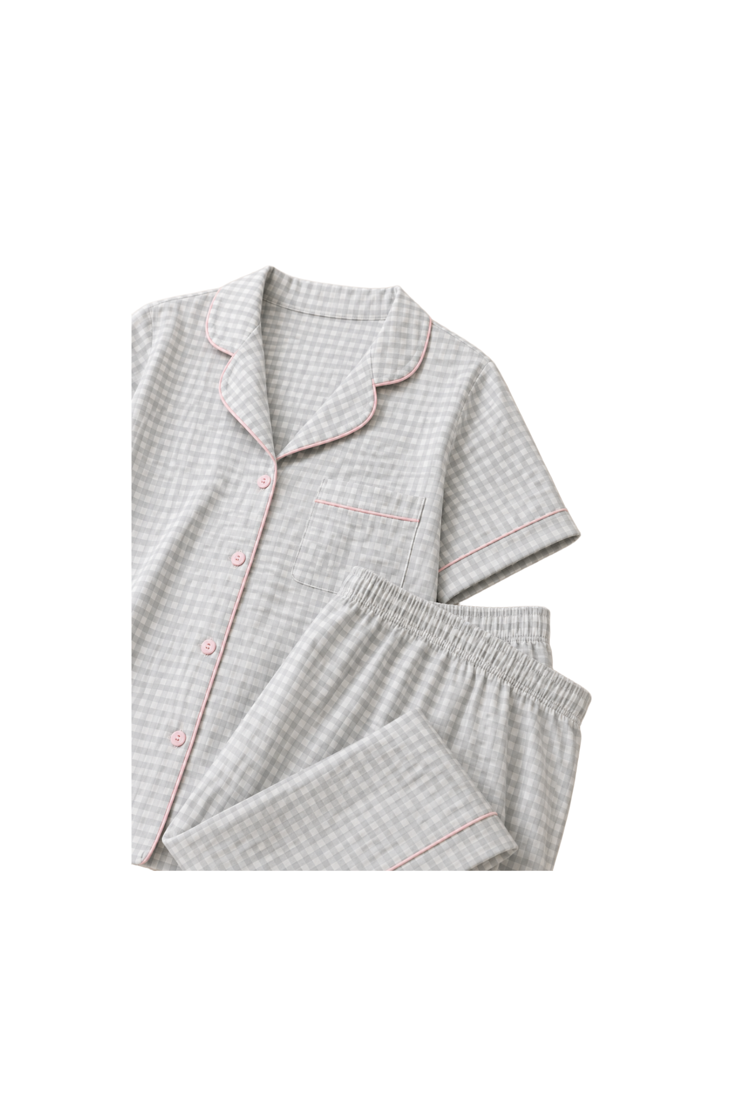 Printed Piped Pajama