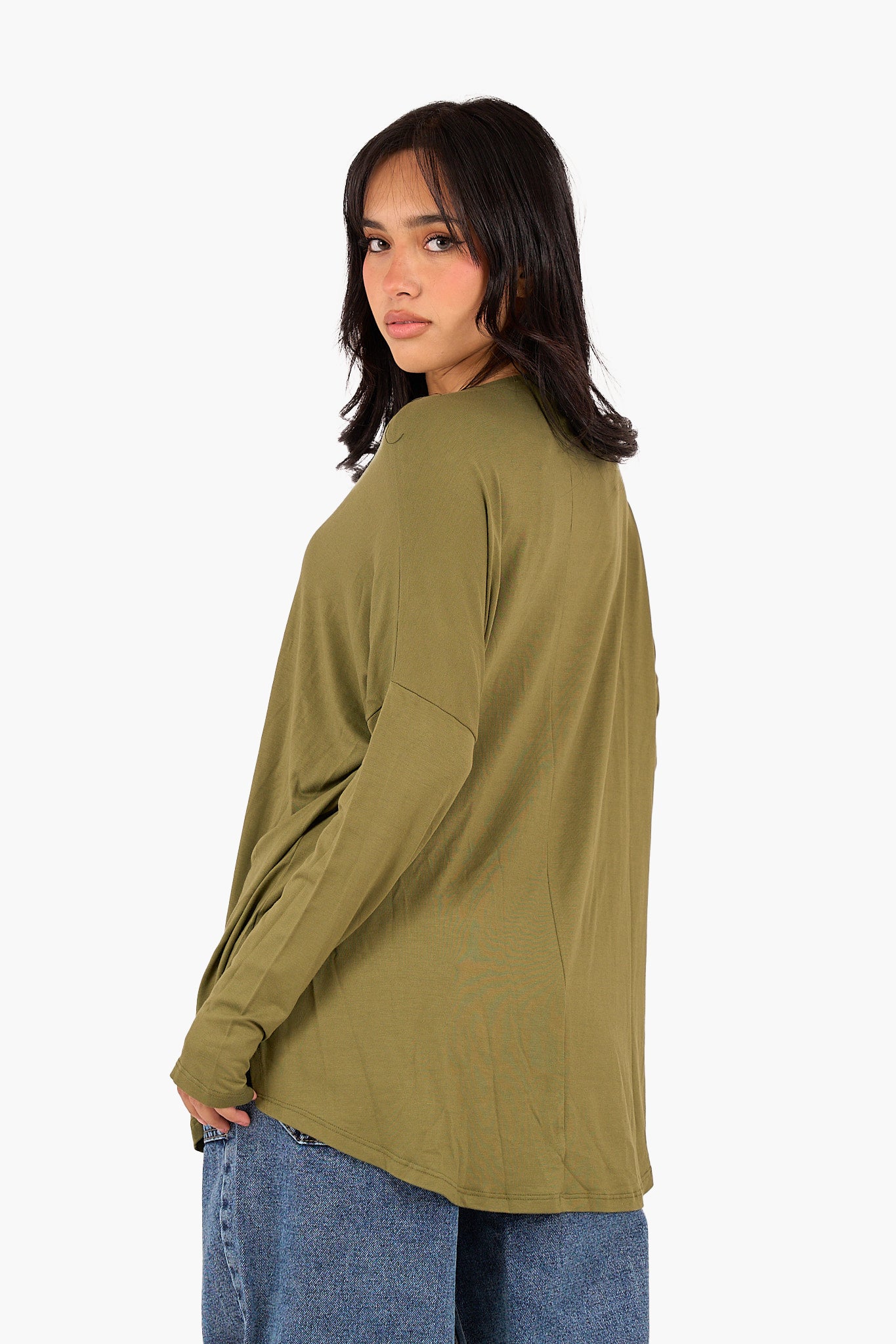 Asymmetrical Long Sleeve T-Shirt