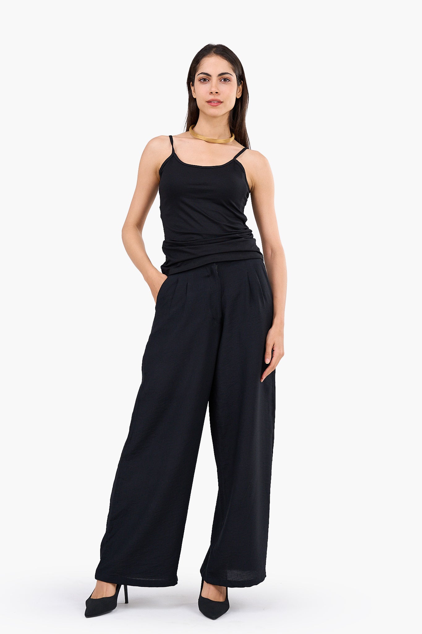 Spaghetti Strap Tencel Top