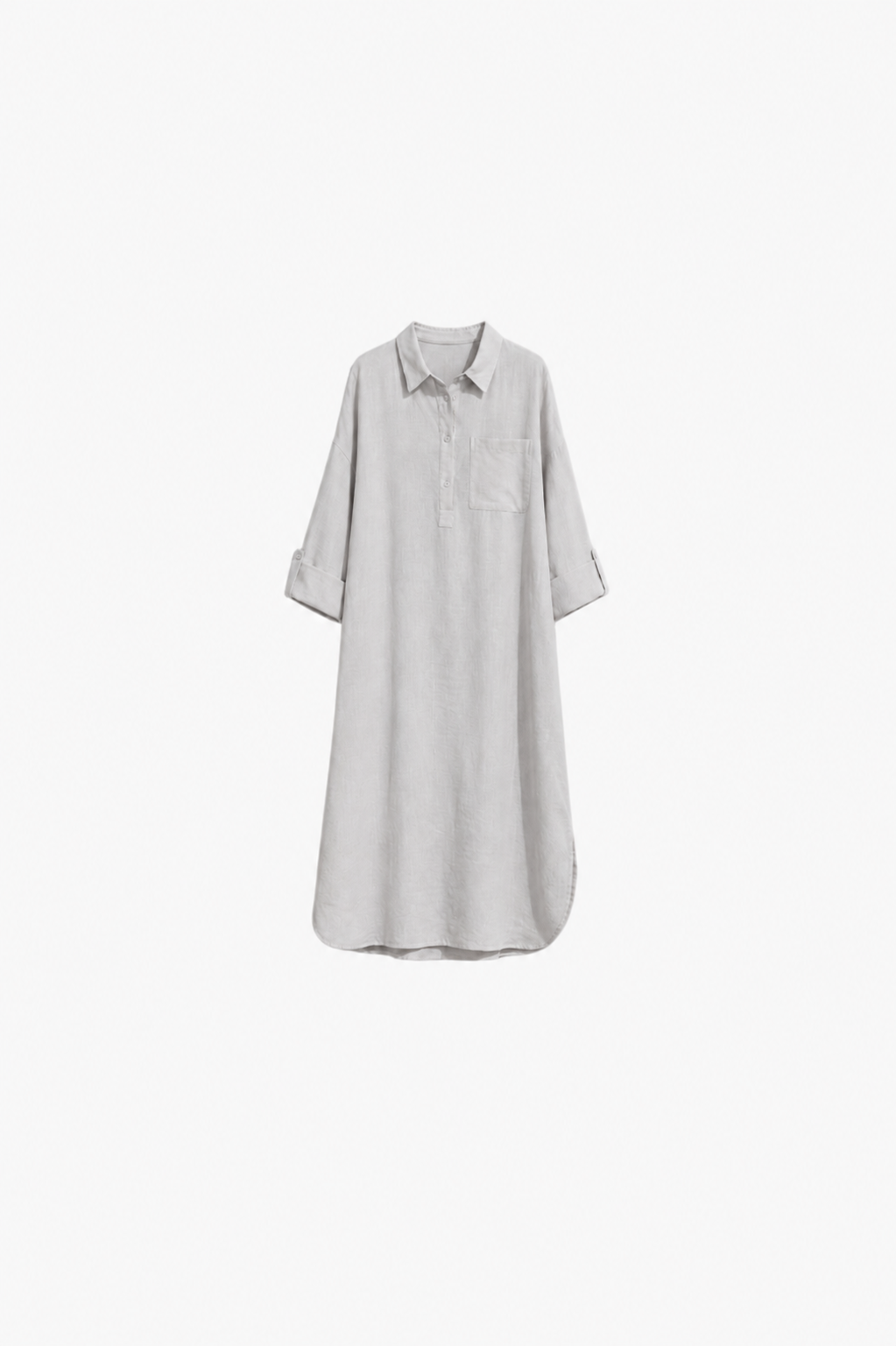 3/4 Sleeves Midi Dress