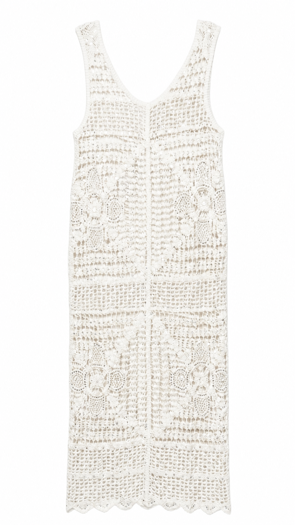 Floral Crochet Beach Dress
