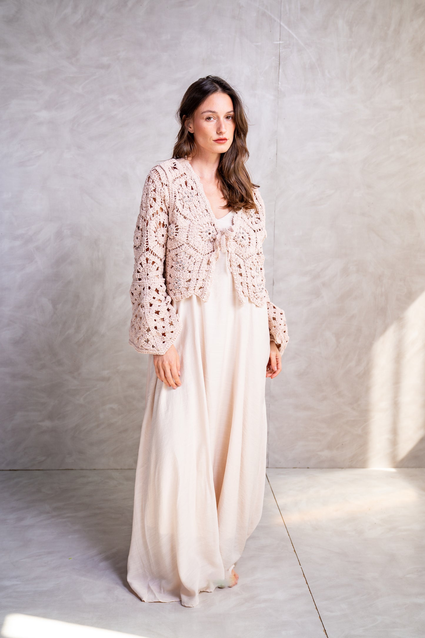 Crochet Knit Cardigan