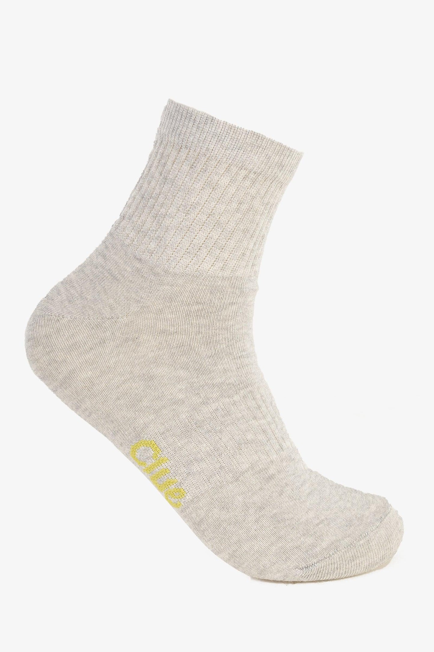 Ribbed Ankle Socks - 3 Pairs