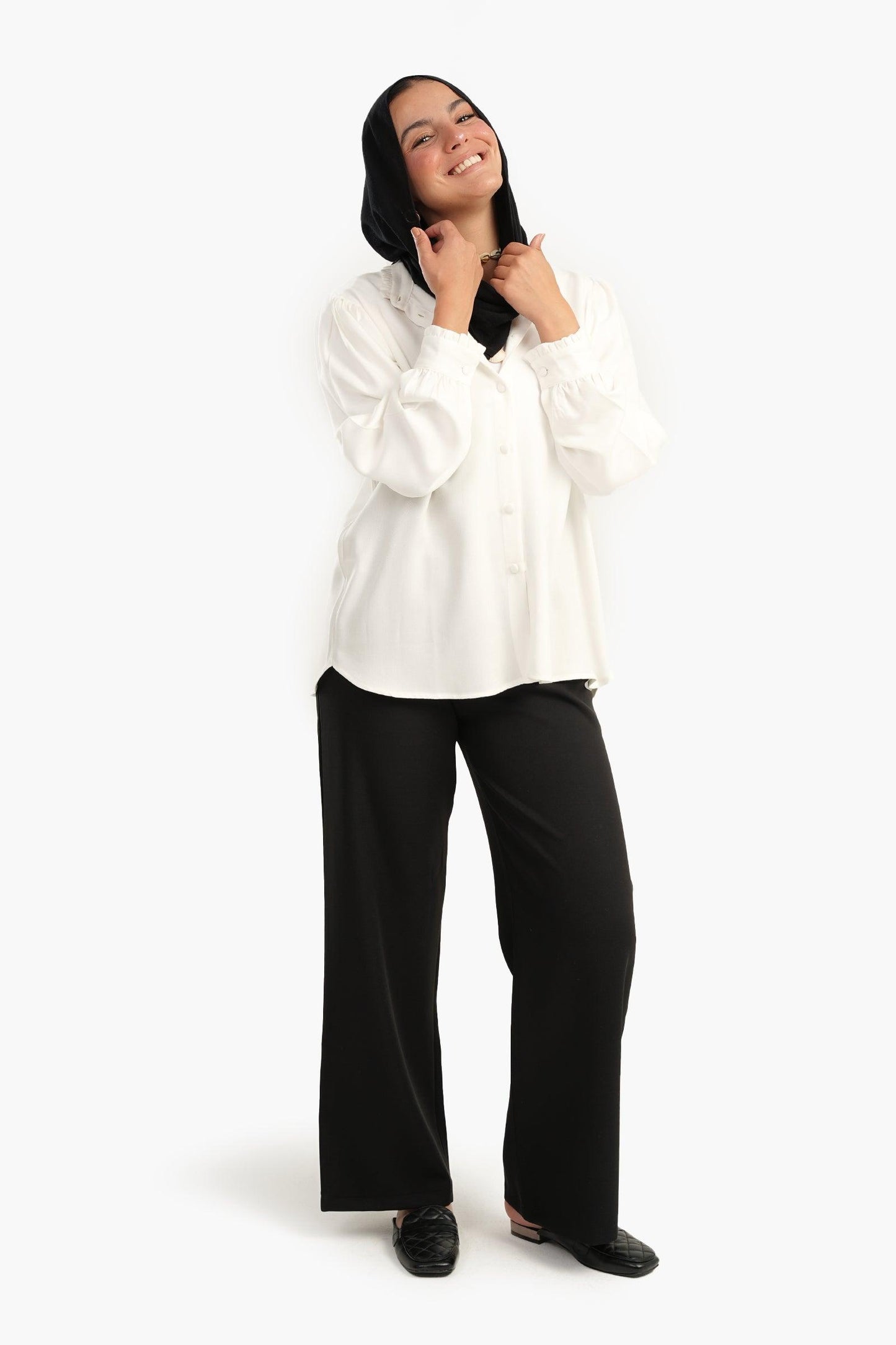 Pants with Side Zipper