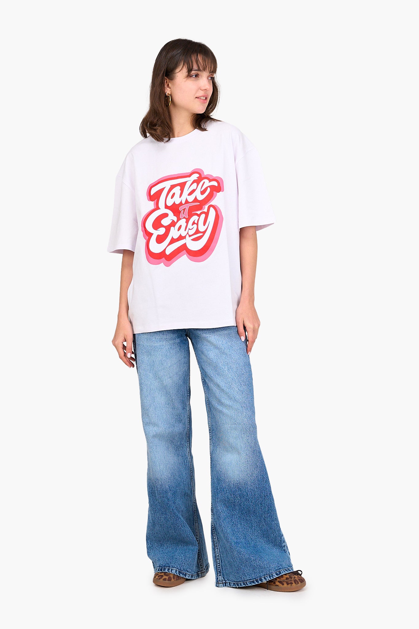 "Take It Easy" Printed T-Shirt