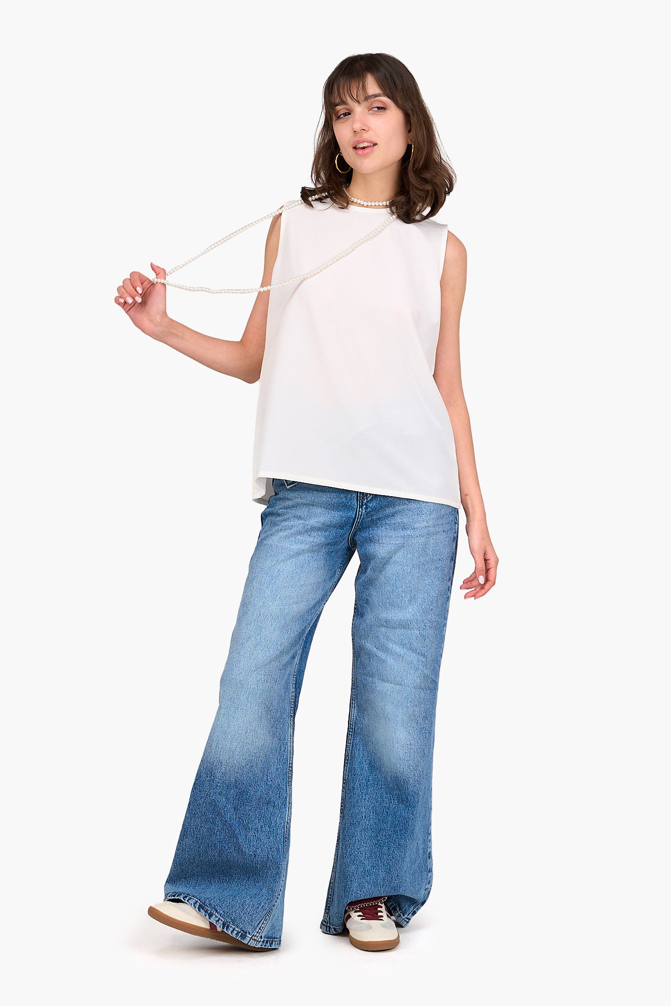 Tencel Sleeveless Blouse