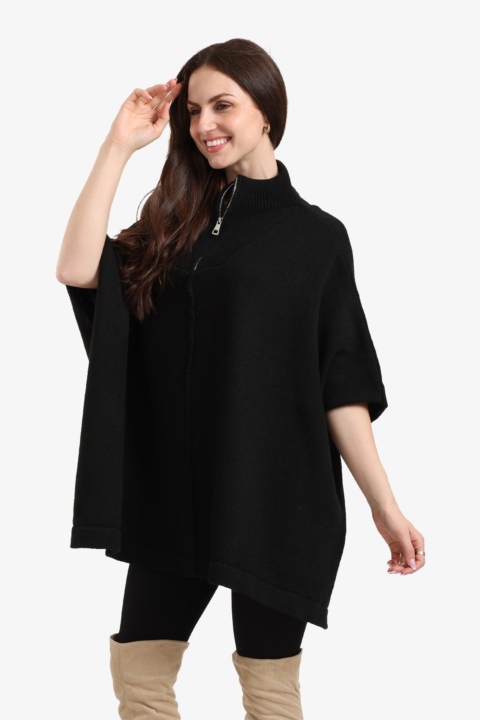 سويتر بونشو واسع