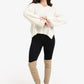 Folded Hem Wool Pullover