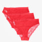 Pack of 3 Bikini Panties with Lace