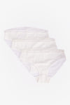 Pack of 3 Bikini Panties with Lace