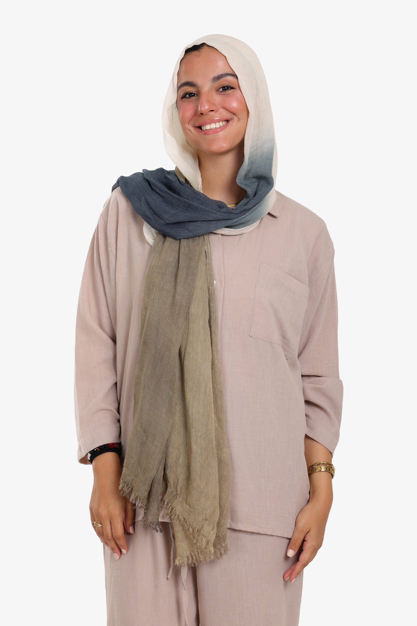 Gradient Cotton Scarf