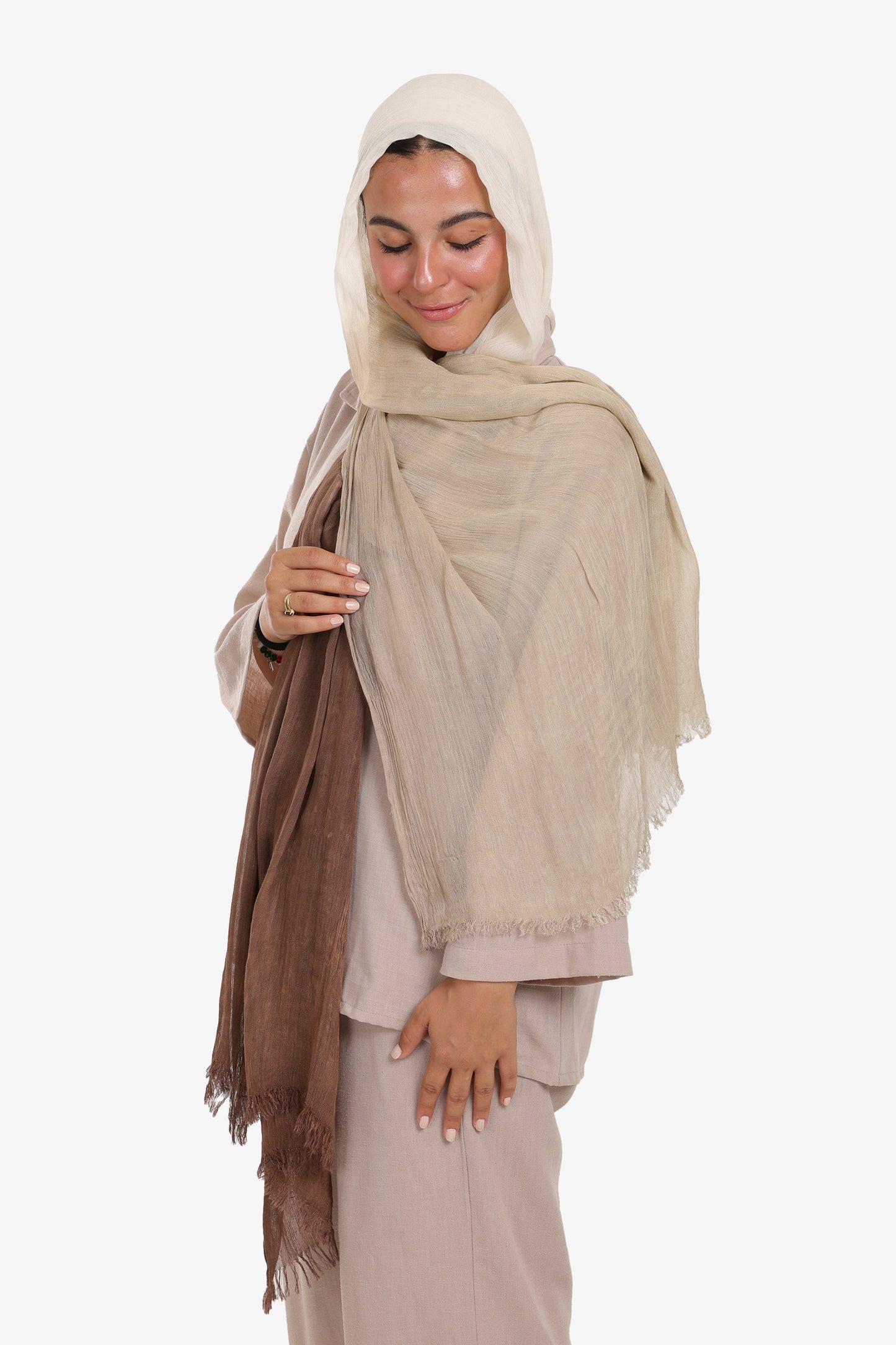 Gradient Cotton Scarf