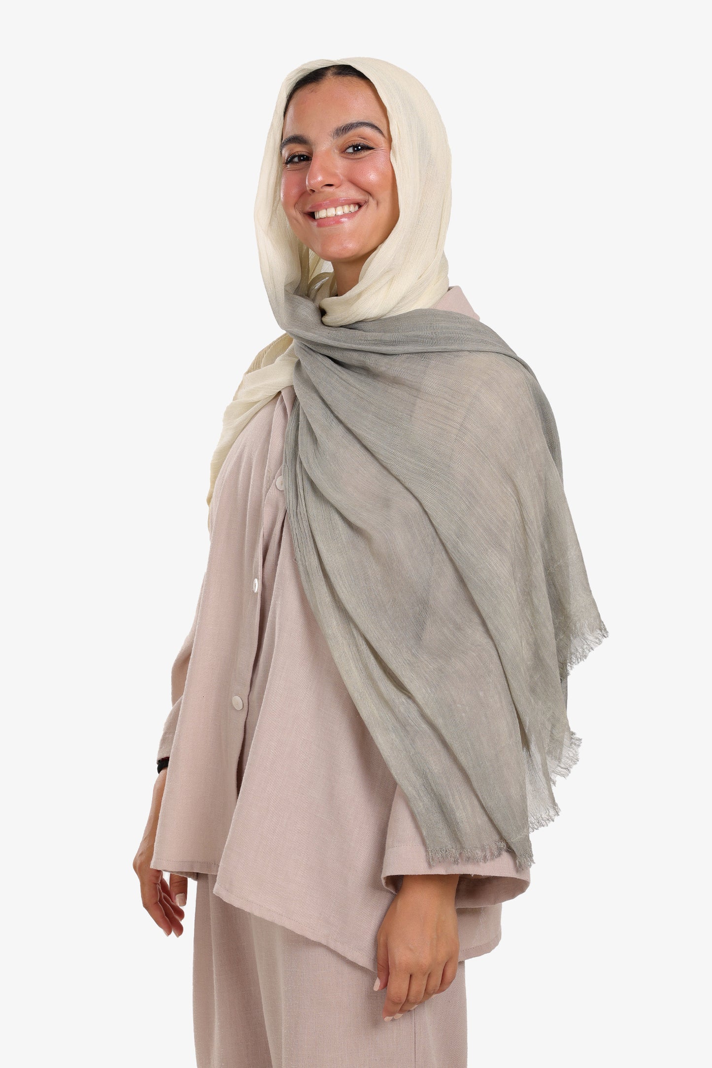 Gradient Cotton Scarf