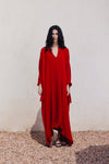 Oversized Side Slit Dress