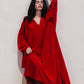 Oversized Side Slit Dress