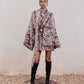Mixed-Print Kimono
