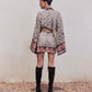 Mixed-Print Kimono
