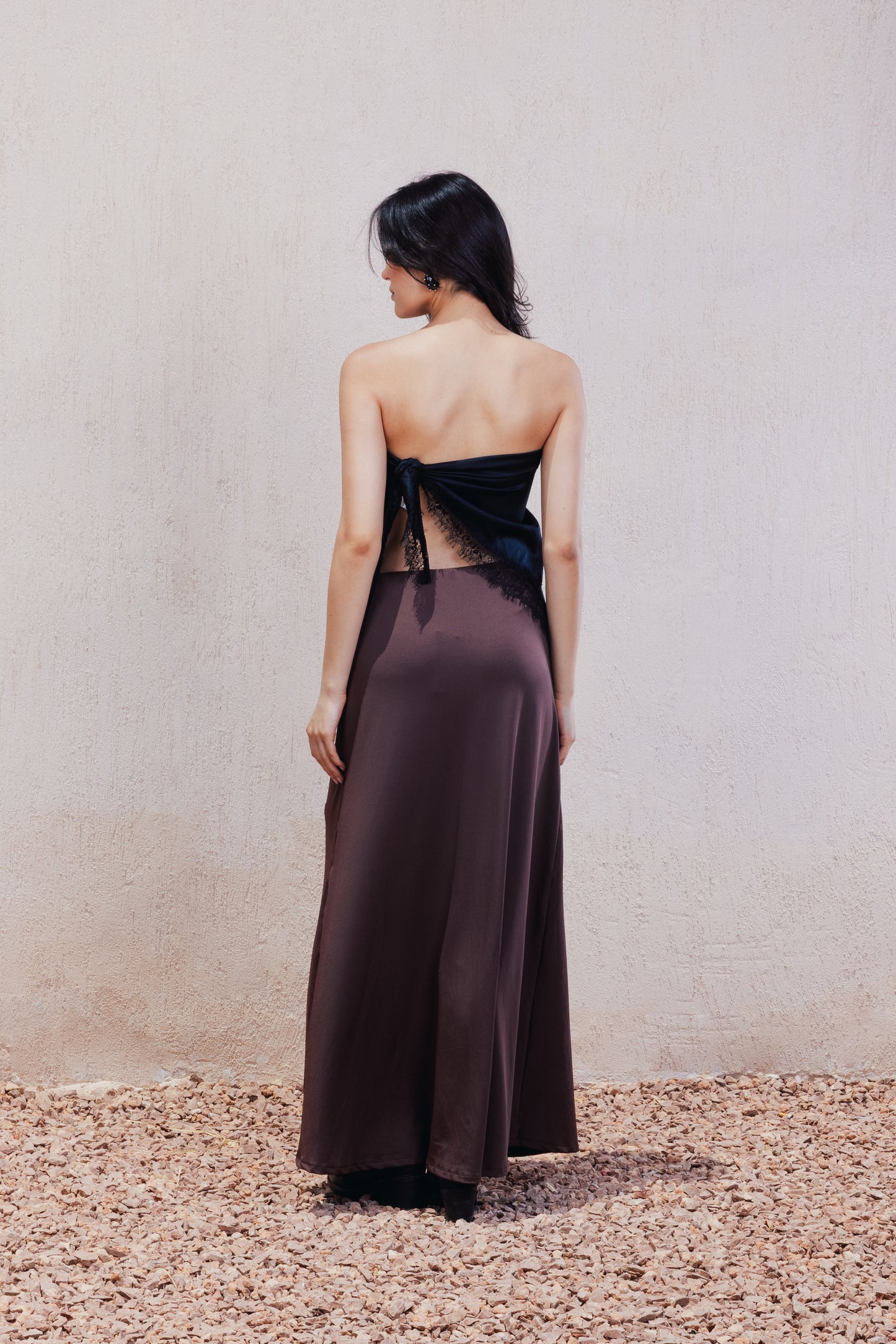 Soft Flowy Midi Skirt