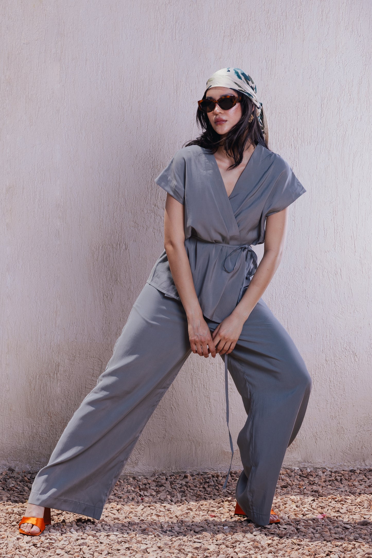 Wide-Leg Comfort Pants