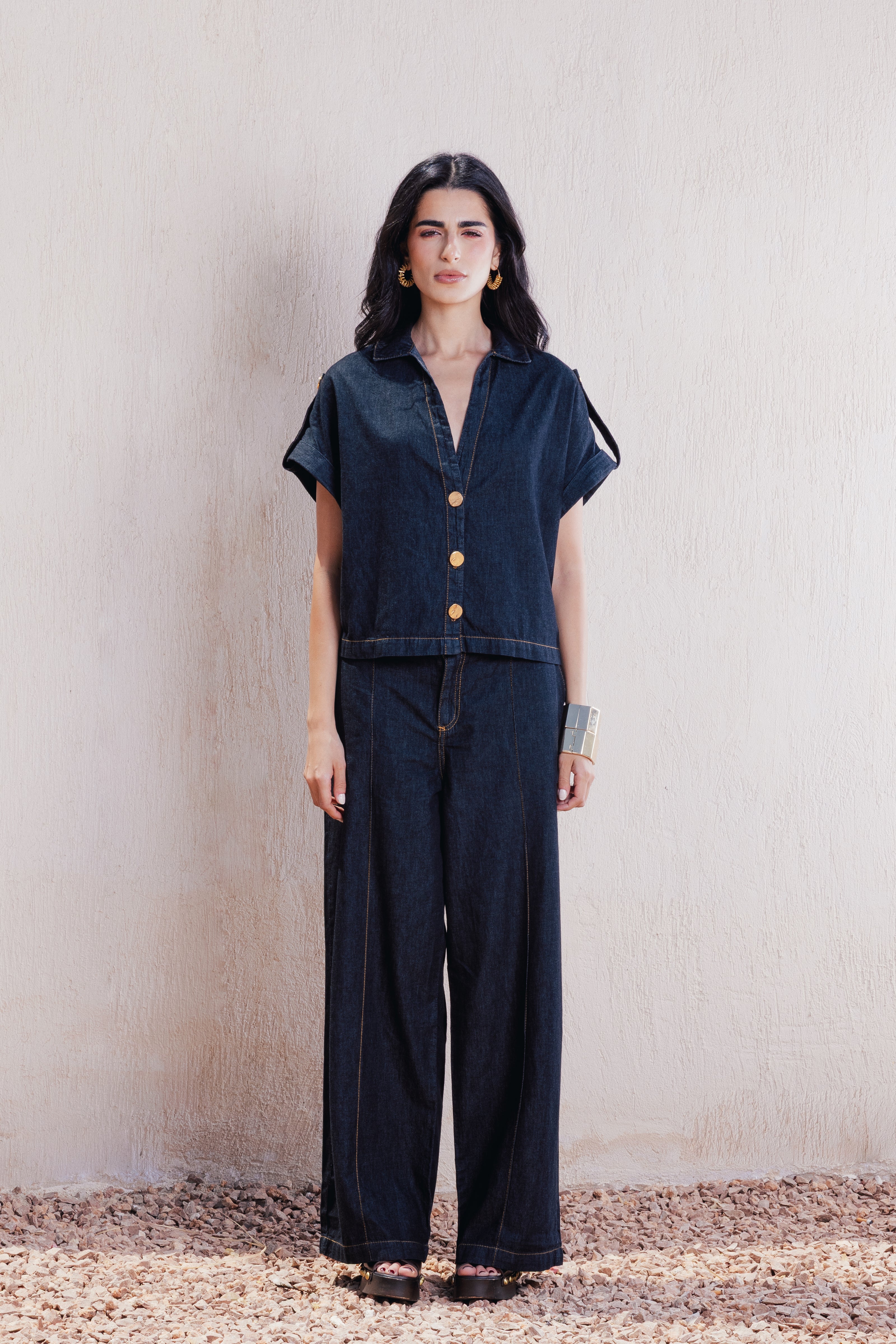Lightweight Denim Pants