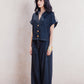Short-Sleeve Denim Shirt