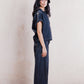Short-Sleeve Denim Shirt