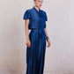 Pleated Lightweight Denim Pants