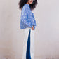 Tie-Front Embroidered Blouse