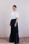 Contrast Side Panel Pants