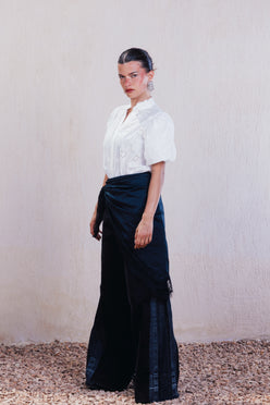 Contrast Side Panel Pants