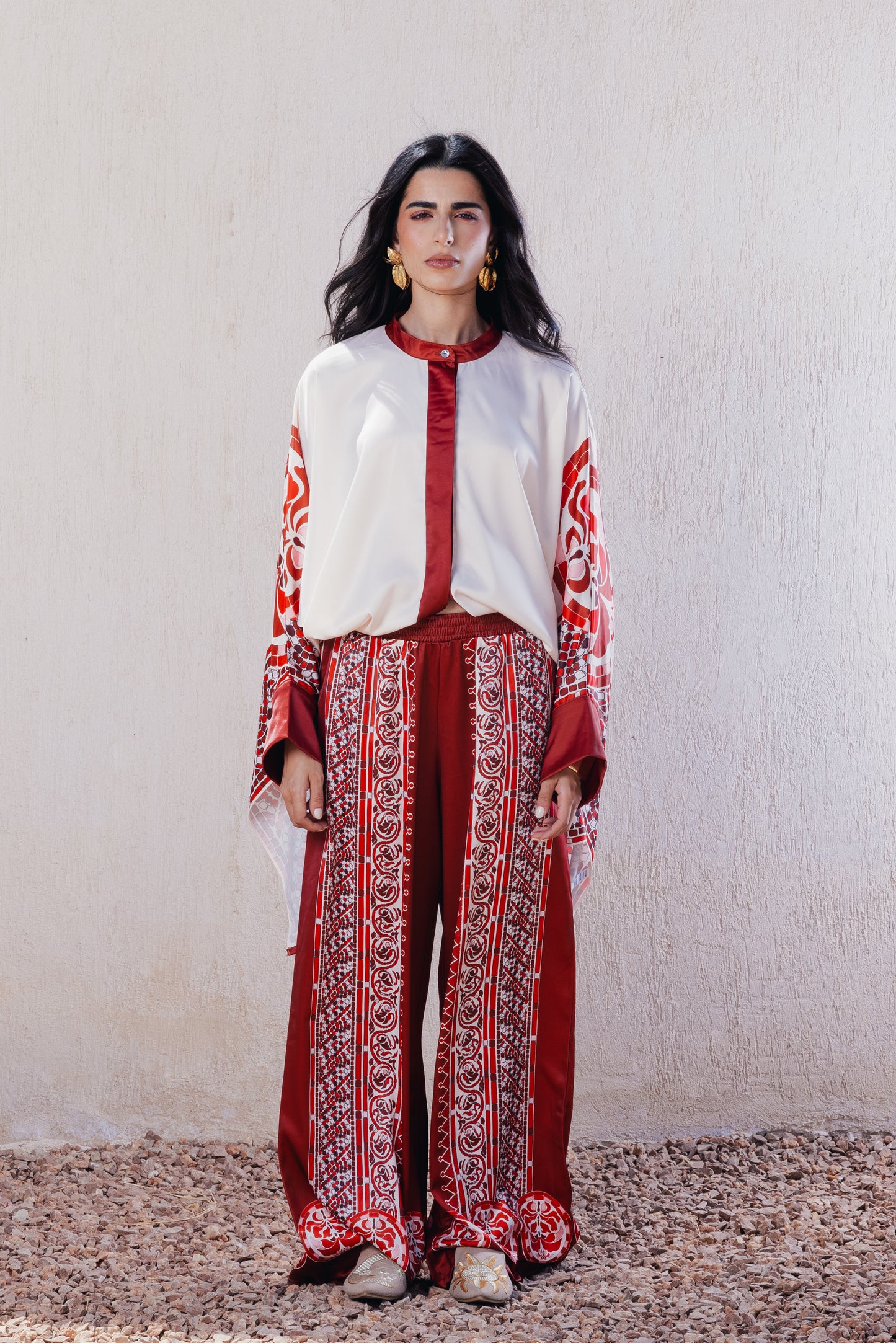 Cape-Style Mandarin Poncho