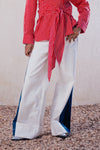 Contrast Side Panel Pants