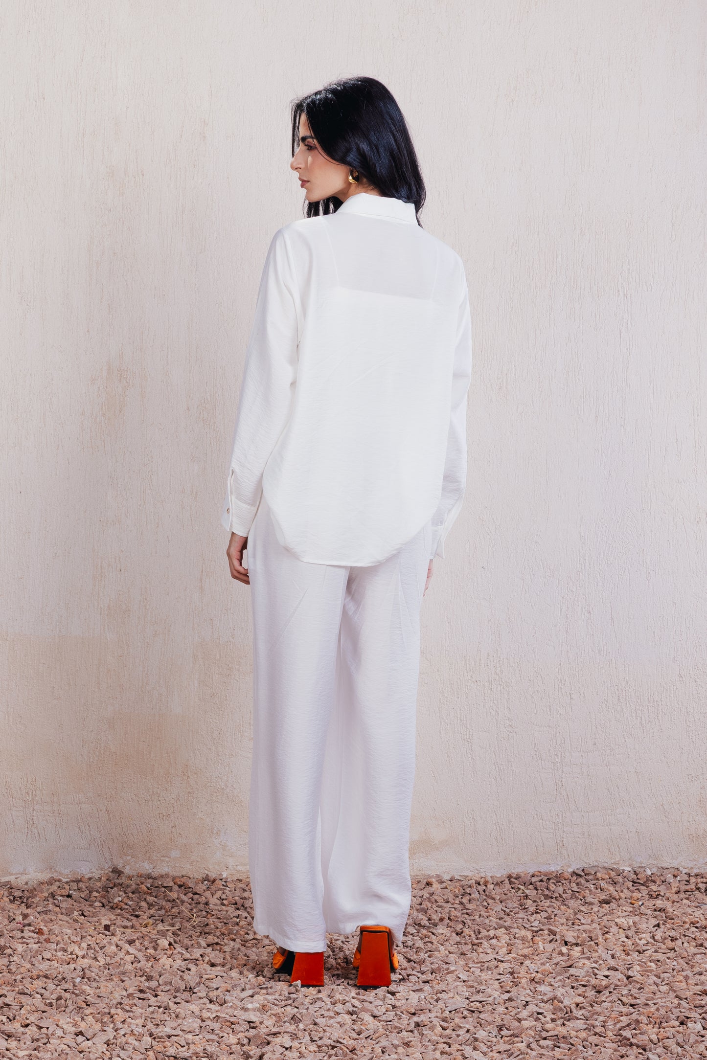Relaxed Draped Blouse