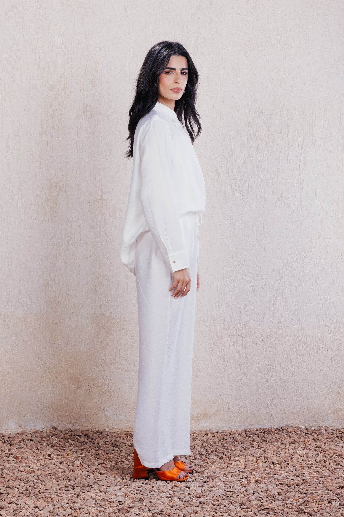 Relaxed Draped Blouse