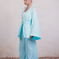 Fluid Wrap Blouse