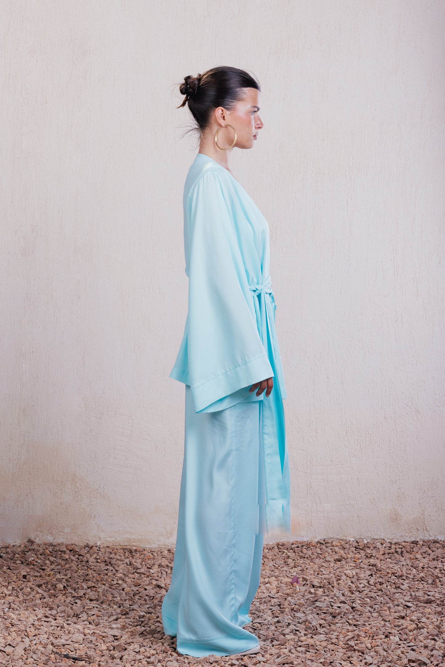 Fluid Wrap Blouse